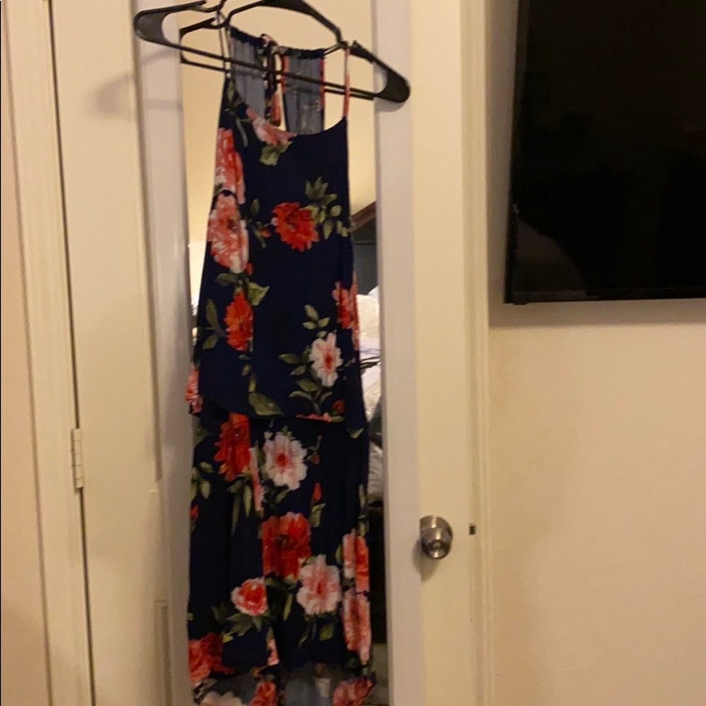 Backless romper